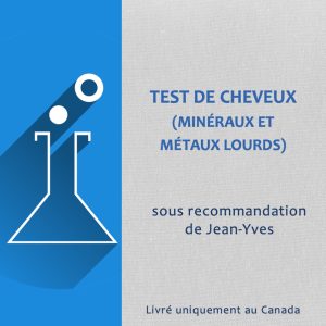 Test de cheveux (minéraux et métaux lourds)